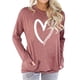 thumbnail image 1 of Camiseta de manga larga con cuello redondo y forro polar con bolsillo, ropa superior transpirable de fibra de poliéster para mujer, 1 of 3