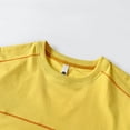 thumbnail image 5 of Workout Shirts for Men UPF 50+ Quick Dry Athletic Gym Tee Shirts Mens Short Sleeve Running Cooling Swimming T-Shirt Size M-3XL Yellow, 5 of 9