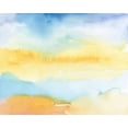 thumbnail image 2 of Longley, Alicia 32x26 White Modern Wood Framed Museum Art Print Titled - Watercolor Sky II, 2 of 4