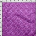 thumbnail image 3 of oneOone Cotton Poplin Twill Purple Fabric Batik Dress Material Fabric Print Fabric By The Yard 56 Inch Wide, 3 of 4