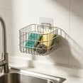 thumbnail image 1 of Wall Mounted Stainless Steel Storage Basket, Kitchen Organizer for Home Use Pantry Cabinet, 1 of 6