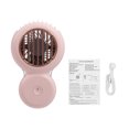 thumbnail image 1 of Moyic Ventilador colgante eléctrico USB ventilador de mano para el cuello Mini enfriador portátil recargable de bajo ruido para el hogar viajes Electrodomésticos Rosa Moyic HA004231-02B, 1 of 1