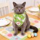 thumbnail image 4 of Bufanda triangular con estampado de conejito de Pascua, babero navideño de gatos y perros, ideal para accesorios fotográficos de fiesta de Pascua y decoraciones navideñas. Bufanda triangular de poliés, 4 of 6