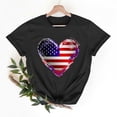 thumbnail image 2 of Goodtrade8 Short Sleeve Tops for Women Summer Casual Pullover Independence Day Graphic Fashion USA Years Anniversary Crew Neck Fourth of July Womens Shirts Patriotic, 2 of 8
