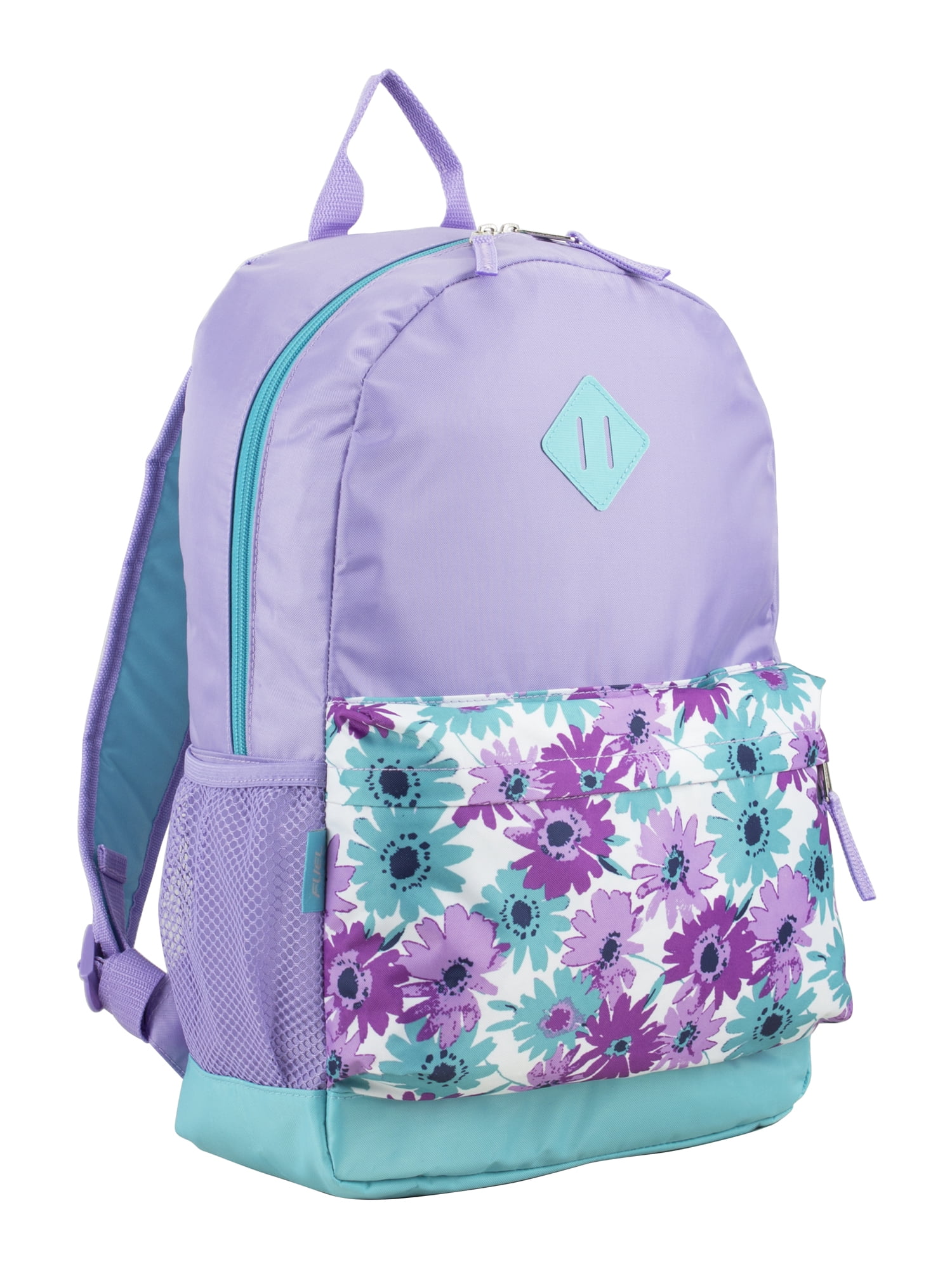 Eastsport Classic Dome Backpack with Matching Pencil Case, Lavender Flowers
