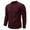 Wine, variant on Hoodie for Men, Striped Elastic Knit Warm Loose Casual Round Neck Sweater