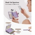 thumbnail image 3 of Cartera de mano ESR Aura para mujer MagSafe Wallet, color lavanda, 3 of 9