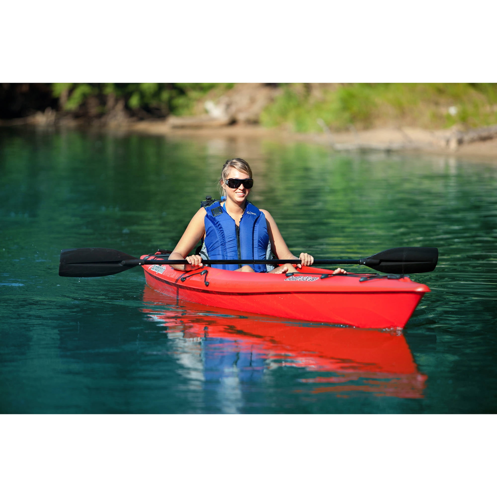 Sun Dolphin Bali Sit-On 12' Kayak with Bonus Paddle red