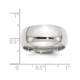 thumbnail image 2 of Bague en Argent Sterling 925 Poli Gravable 9mm Confort Taille 13.5 Bijoux Cadeaux pour Femmes, 2 of 3