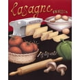 thumbnail image 2 of Daphne Brissonnet 26x31 White Modern Wood Framed Wall Art Titled - Lasagna, 2 of 5