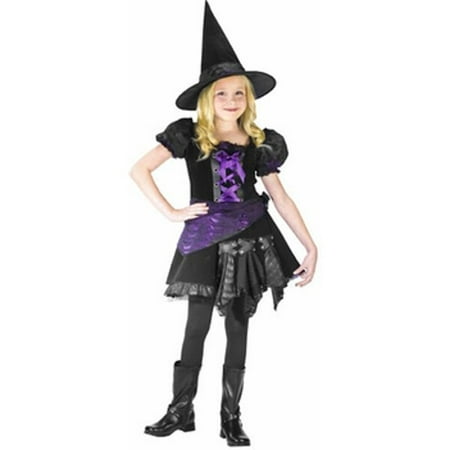 Childs Purple Punk Witch Costume~Childs Purple Punk Witch