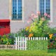 thumbnail image 4 of Pared de plantas verdes artificiales con hojas verdes simuladas, valla de ratán, decoración para balcón, 4 of 6