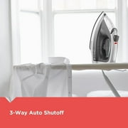 BLACK+DECKER Compact Steam Iron with Anti-Drip & Nonstick Soleplate, IR1020S, Silver/Black