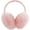 Pink, variant on Women Winter Earmuffs Girl Ski Adjustable Ear Covers for Warmer Outdoor Earmuff Fleece Lining