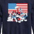 thumbnail image 3 of Disney - Mickey And Friends Flag - Toddler & Youth Crewneck Fleece Sweatshirt, 3 of 5
