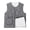 A_ Dark Gray, variant on Women's V Neck Snap Reversible Quilted Gilet, Flap Cargo Pockets, Fleece Lined Warm Outer for Mall Strolls Yellow M