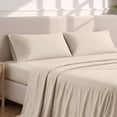 thumbnail image 3 of Bare Home Pillowcase Set - Premium 1800 Collection - Double Brushed - Ultra Soft - Standard Size, Sand, 2 Count, 3 of 8