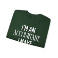 thumbnail image 3 of Funny Saying Accountant Learning School Teaching CP Gildan 18000 Sweatshirt, 3 of 4