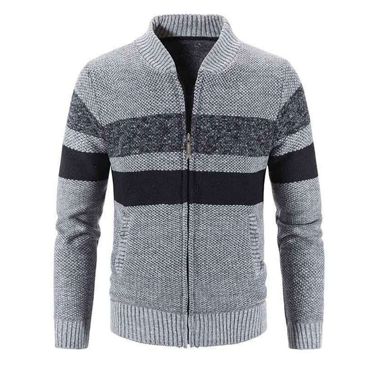Mens zip cardigans with pockets new arrivals