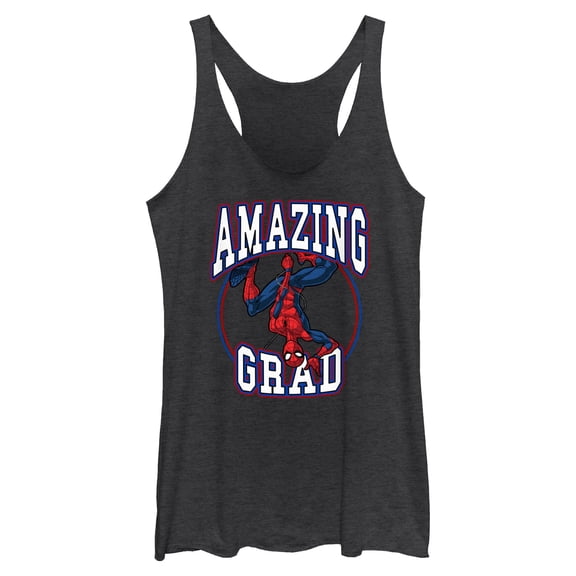 Womens Marvel: Spider-Man Amazing Graduate Racerback Tank