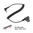 thumbnail image 4 of Power Cable D Tap Male Connector To DC 5.5x2.5mm Plug Power Cord Cable For BMCC BMPC 4K Camera, 4 of 8