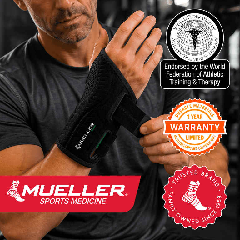 Mueller Sports Medicine Green Wrist Brace, Right photo 8