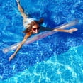 thumbnail image 2 of TIELUTT Inflatable Pool 3.4x58 Inch Blow Up Swimming with Coloured Glitter Inflatable Child Pool Flotation Belt for Swimming Dinosaur Pool Tube Baby Neck Ring Tube Floaters for Kids Pool, 2 of 8