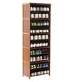 thumbnail image 4 of 11 Tiers Shoe Storage Rack Bookshelf with Cabinet Concealed Sliding Doors, 4 of 12