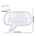 thumbnail image 4 of DPTALR Neon Signs LED Lighting Art Decorative Lights Wall Decor For Party Kids, 4 of 9