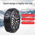 thumbnail image 4 of De Nieve Antideslizantes Para Coche, Cadenas De Neumáticos Antideslizantes Ajustables, Cadenas De Nieve Para Coche 8 Cadenas Monstrate HA040654-01, 4 of 6