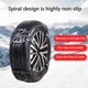 thumbnail image 4 of De Nieve Antideslizantes Para Coche, Cadenas De Neumáticos Antideslizantes Ajustables, Cadenas De Nieve Para Coche 8 Cadenas seitruly HA040654-01, 4 of 6