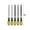Silver #M, variant on Metal File Set, High Carbon Steel Hand Files, Flat Half Round Triangular Round Files, File Set for Wood Metal Polishing, 5 Piece Hand File Kit for Deburring Shaping and Model Making