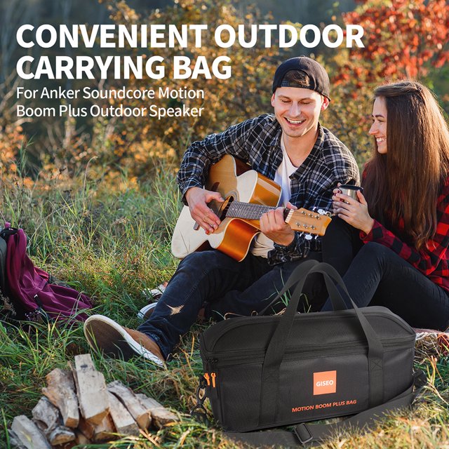 Bolsa de almacenamiento de tela Oxford con correa ajustable para Anker Soundcore Motion Boom Plus Hugtrwg Para estrenar