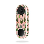 MightySkins NEHEL-Cactus Garden Skin for Nest Hello Video Doorbell - Cactus Garden