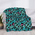 thumbnail image 3 of Rateoe Leopard 1 Pattern Flannel Throw Blanket, Ultra-soft Blanket for Bed, Couch, Car, Hypoallergenic Anti-pilling blanket-60"x50"(Horizontal), 3 of 6