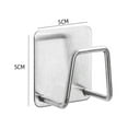 thumbnail image 2 of Revolutionize Your Kitchen Sink Space, Rustproof Sponge Holder Stainless Steel 304, Adhesive Mount Easy Installation, Waterproof & Quick Drying For A Neat Sink Area (4Pcs), 2 of 5