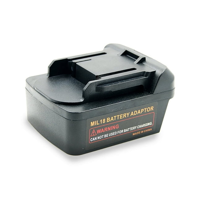 Li-ion Battery Adapter Electronic Overcharge Protection Converter Power Convert Home Accessory Replacement for Milwaukee M18 18V