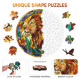 thumbnail image 2 of Puzzle Mys Aurora Lion Nature de madera, 200 piezas, 28 x 28 cm, 2 of 7