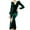 GN2, variant on Sngxgn Women's Fall Long Sleeve Dress Turtleneck Slim Fit Ribbed Knit Slit Midi Dress(GN1,L)