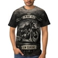 thumbnail image 4 of LAOLIUSN Men's Motorcycle Graphic T Shirt, Vintage Biker Classic Bike Print Short Sleeve Crew Neck Tee, S-4XL, 4 of 7