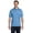 Carolina Blue, variant on 054 EcoSmart Men's Polo Shirt - Black - 2X-Large