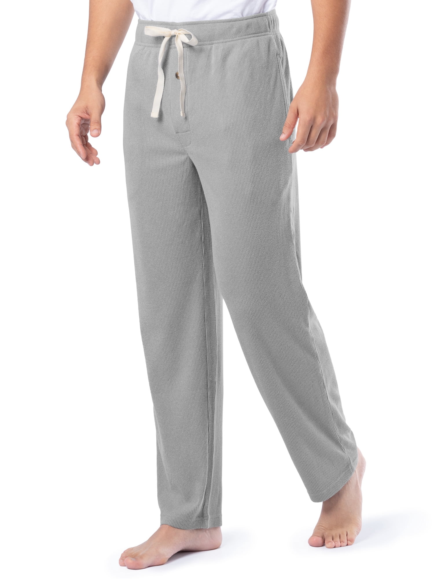 Fruit of the Loom Men's Rib Knit Sleep Pant, Sizes S-5XL