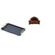 thumbnail image 1 of Elegante bandeja organizadora rectangular para pasteles, bocadillos, café y té con modelo de sofá o silla en miniatura. Ideal para decorar tu habitaci, 1 of 8
