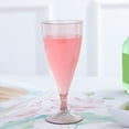 thumbnail image 5 of Plastic Champagne Flutes,Wine Glasses,Reusable Plastic Cups with Storage Bottle,Pink Portable Plastic Cups,Mimosa Glasses Perfect for Picnic, Party, Camping and Gathering(Set of 5), 5 of 11