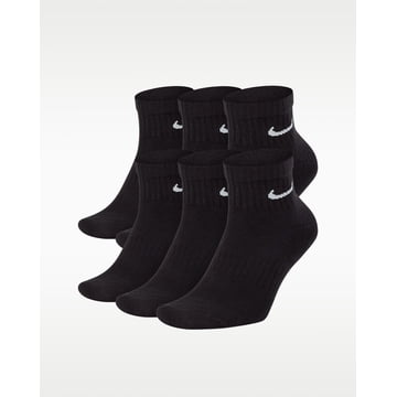 Nike Everyday Cushion Ankle Training Socks Black 6-Pack