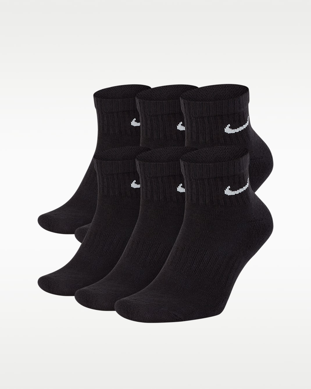Nike Everyday Cushion Ankle Training Socks Black 6-Pack photo 1