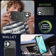 thumbnail image 3 of I-HONVA Magnetic Ring Stand Compatible with iPhone 16 Plus Case,Military Drop Protection,Compatible with MagSafe Phone Case,Green, 3 of 8