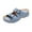 Light blue, variant on Anuirheih Slides for Women, Comfortable Wedge with Belt Buckle Casual Walking Sandals(Dark Blue)