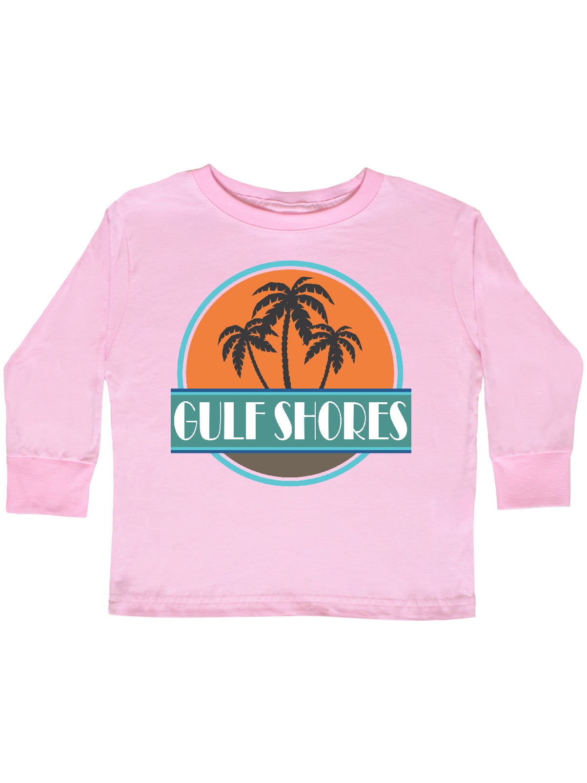 INKtastic Gulf Shores Alabama Vacation Toddler Long Sleeve TShirt