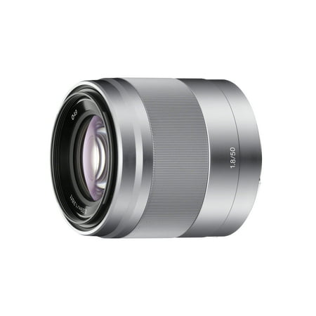 Sony - 50mm f/1.8 OSS Prime Lens for Select Alpha E-mount Cameras - Silver